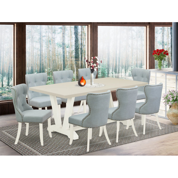 9 piece modern dining room online sets